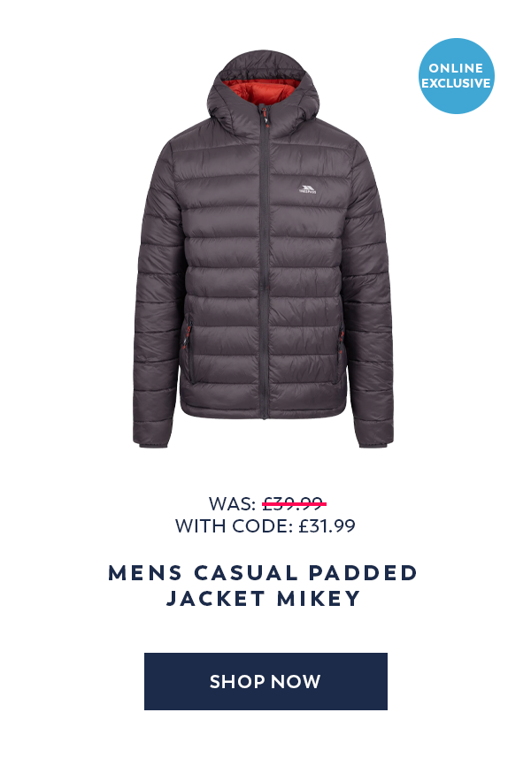 Mens Casual Padded Jacket Mikey