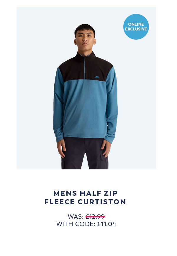 Mens Half Zip Fleece Curtiston