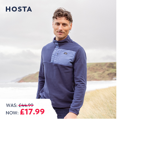Mens Anti-Pilling Fleece Hosta