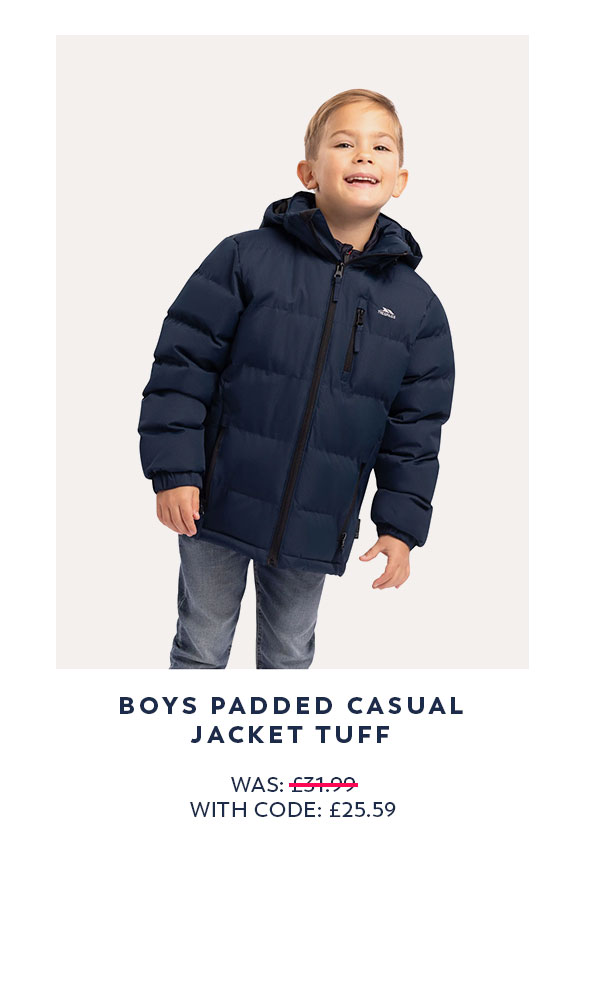 Boys Padded Casual Jacket Tuff