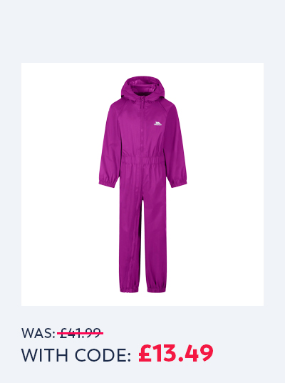 Kids Rain Suit Button