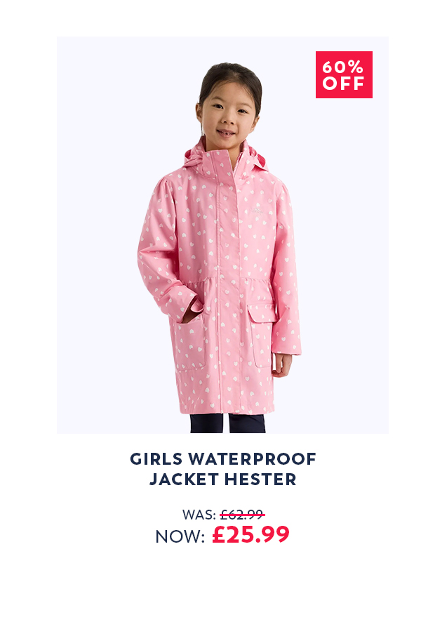 Girls Waterproof Jacket Hester