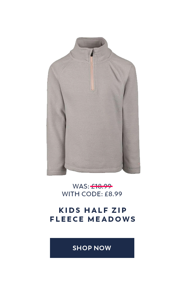 Kids Half Zip Fleece Meadows