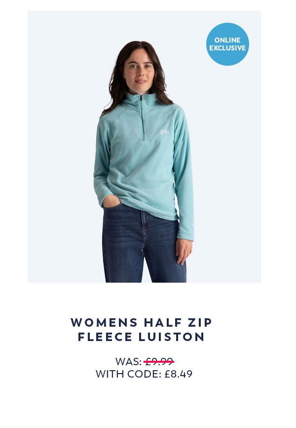 Womens Half Zip Fleece Luiston