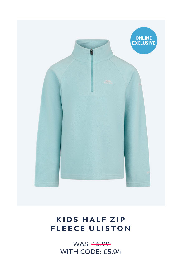 Kids Half Zip Fleece Uliston 
