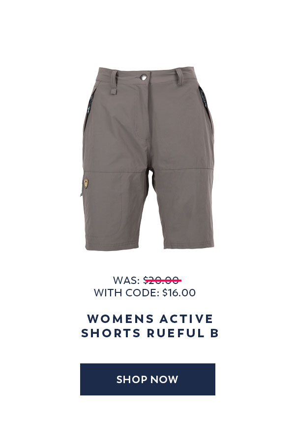 Womens Active Shorts Rueful B
