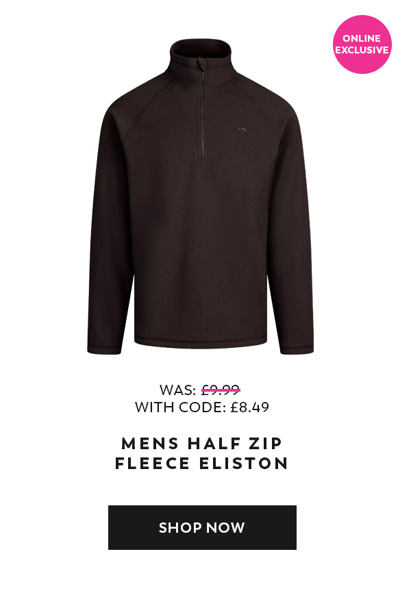 Mens Half Zip Fleece Eliston